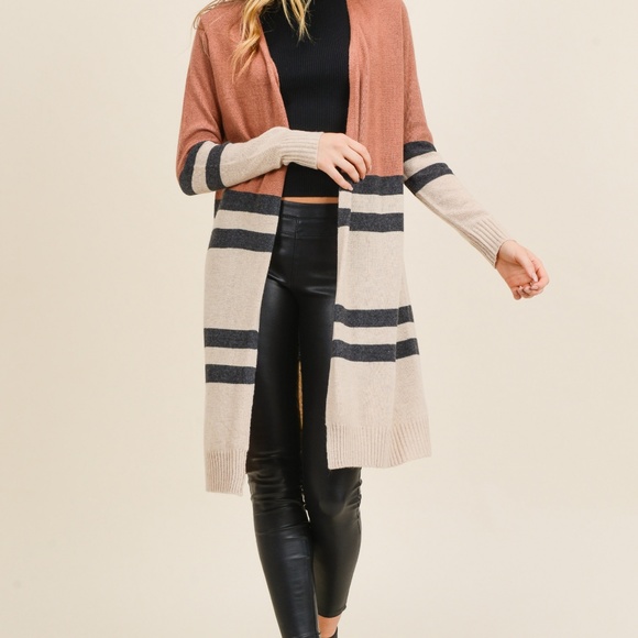 Rust Cashmere Cardigan - Picture 2 of 7